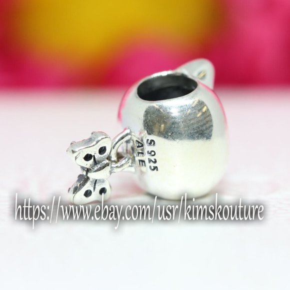 Pandora Pet Cat & Bow Charm 792255C01 - Picture 4 of 4